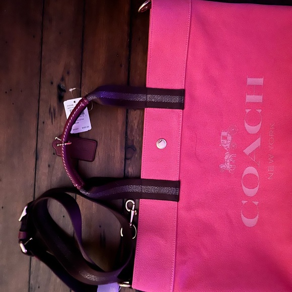 NWT! Coach XXL Pink tote 5 set/final price drop!!!!! FIRM - Picture 5 of 16